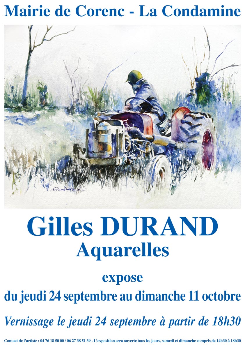 Affiche exposition La Condamine 2015