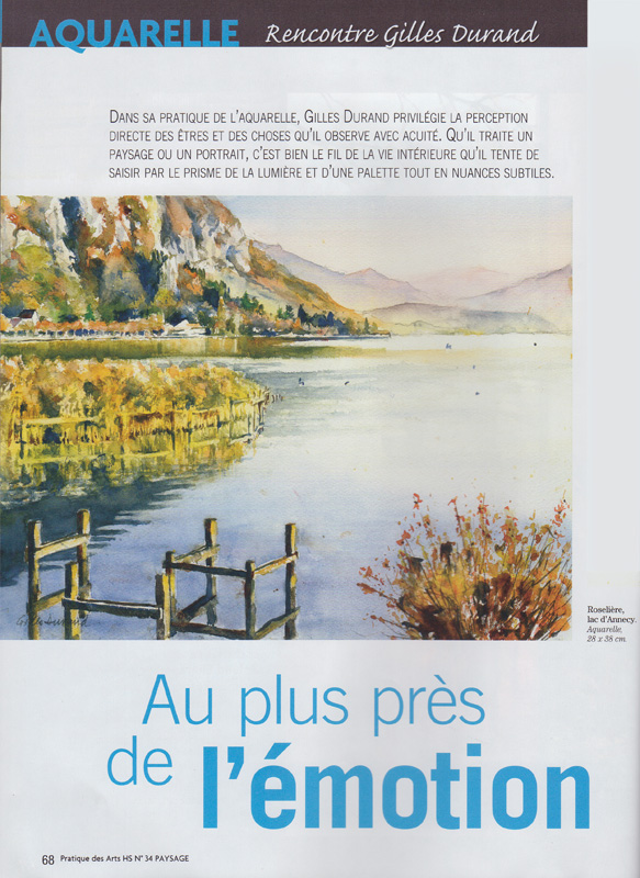 Article Pratique des Arts Hors srie Best of N 34